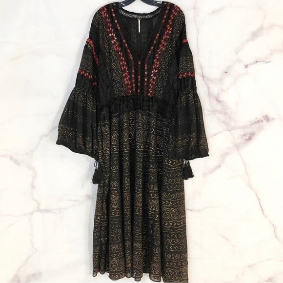 FREE PEOPLE Starry Night Velvet Maxi Dress - Picture 3 of 13